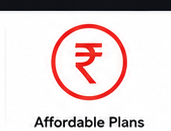 Affordable plans icon